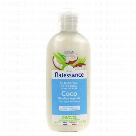 NATESSANCE Shampooing extra-doux coco (100ml)