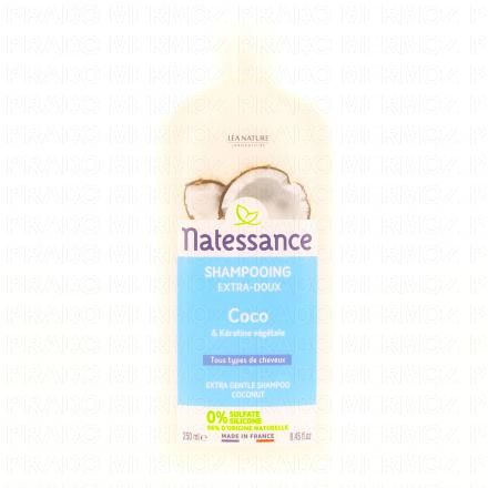 NATESSANCE Shampooing extra-doux coco (250ml)