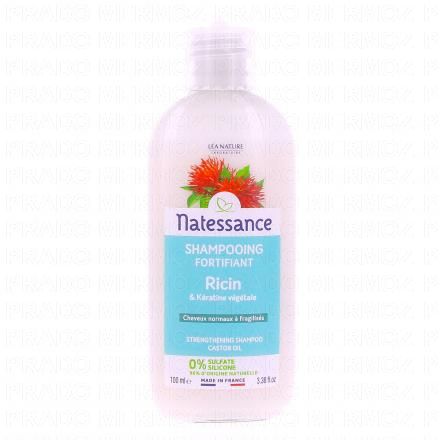 NATESSANCE Shampooing réparateur à l'huile de ricin (flacon 100ml)