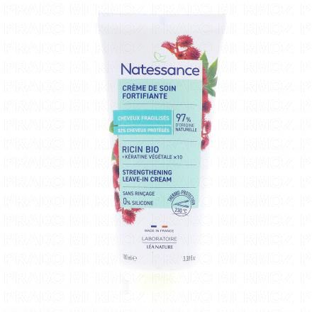 NATESSANCE Soin capillaire à l'huile de ricin tube 100ml