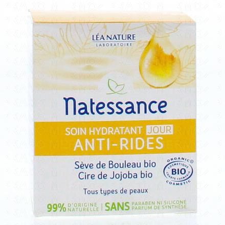 NATESSANCE Soin hydratant anti-rides jour pot 50 ml