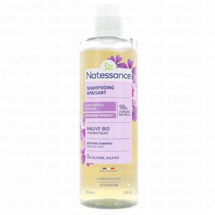 NATESSENCE Shampooing Apaisant à la Mauve Bio 250ml