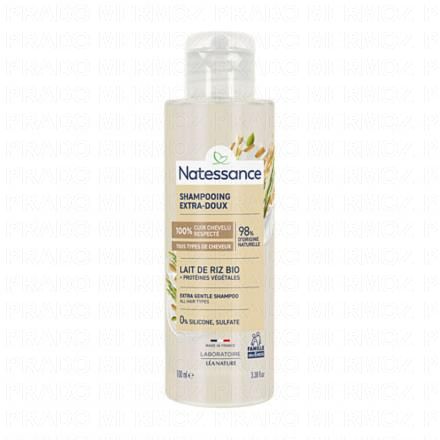 NATESSENCE Shampooing extra-doux au lait de riz bio (100ml)