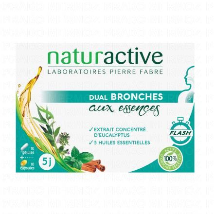 NATURACTIVE Dual Bronches aux essences 5 jours