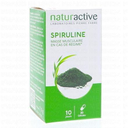 NATURACTIVE Elusanes Spiruline 20 gélules