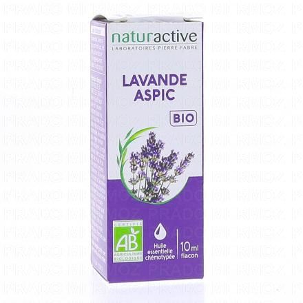 NATURACTIVE Huile Essentielle Bio Lavande Aspic flacon 10ml