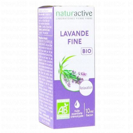 NATURACTIVE Huile Essentielle Bio Lavande Fine flacon 10ml