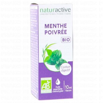 NATURACTIVE Huile Essentielle Bio Menthe Poivrée flacon 10ml