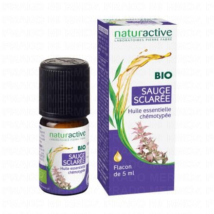 NATURACTIVE Huile Essentielle Bio Sauge Sclarée flacon 5ml