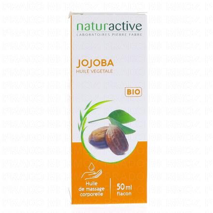 NATURACTIVE Huile Végétale Bio Jojoba flacon 50ml