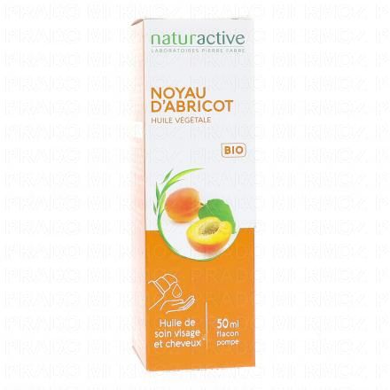 Huile végétale Noyau d'Abricot Bio Flacon Pompe 50ml 2