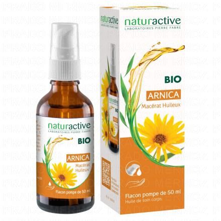 NATURACTIVE Macérat Huileux d'Arnica Bio flacon pompe 50ml