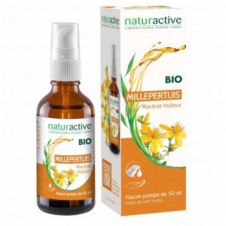 NATURACTIVE Macérat Huileux de Millepertuis Bio flacon pompe 50ml