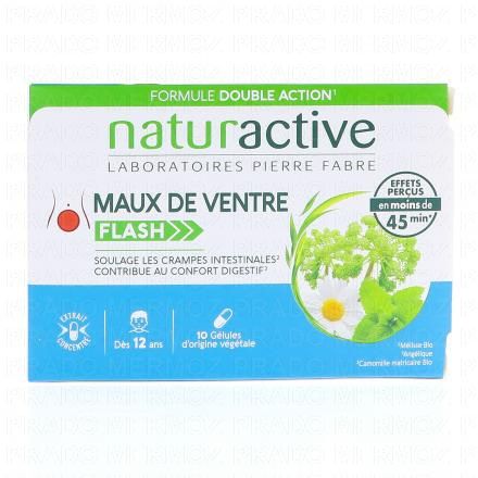 NATURACTIVE Maux de Ventre Flash x10 G&eacute;lules