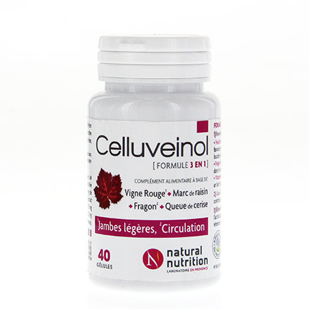 NATURAL NUTRITION Celluveinol pot 40 gélules