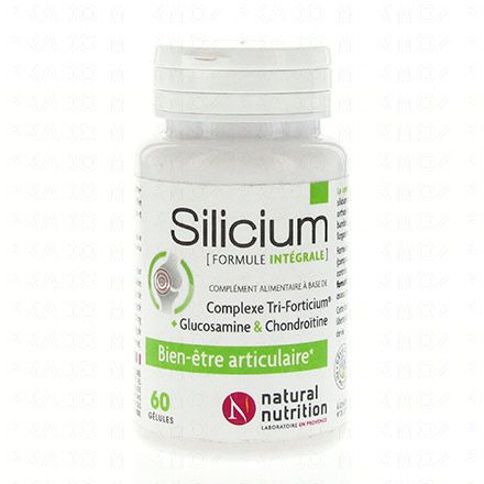 NATURAL NUTRITION Silicium formule intégrale (60 gélules)