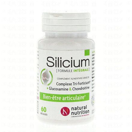 NATURAL NUTRITION Silicium formule intégrale 60 gélules