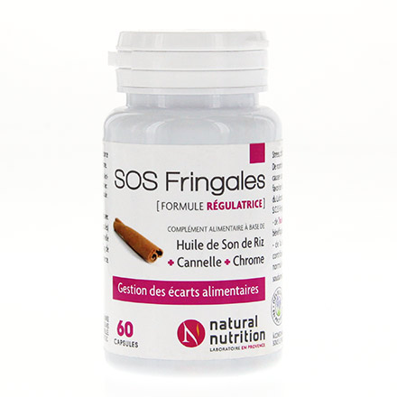 NATURAL NUTRITION Sos fringales pot de 60 capsules