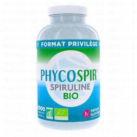 NATURAL NUTRITION Spiruline phycospir (pot de 1000 comprimés)
