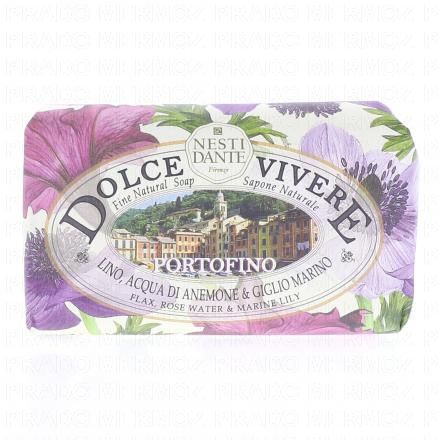 NESTI DANTE Dolce Vivere - Savon solide Lin, Eau de rose et Lys marin 250g