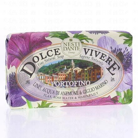 NESTI DANTE Dolce Vivere - Savon solide Lin, Eau de rose et Lys marin 250g