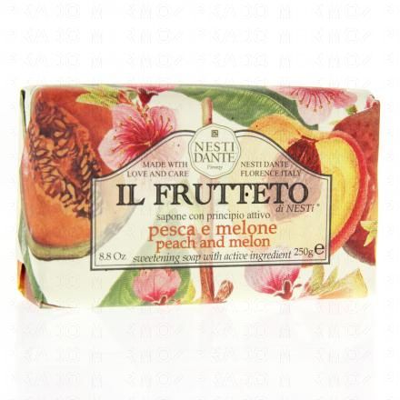 NESTI DANTE Il Fruitteto - Savon solide p&ecirc;che et melon 250g