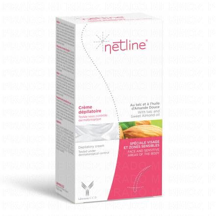 NETLINE Crème dépilatoire spéciale visage tube 75ml