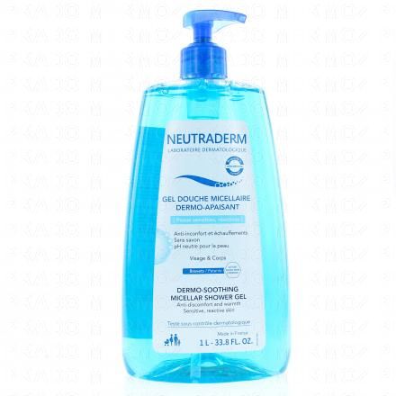 NEUTRADERM Gel douche micellaire dermo-apaisant flacon 1l