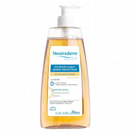 NEUTRADERM Gel douche surgras dermo-protecteur (flacon pompe 1l)