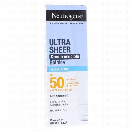 NEUTROGENA Ultra Sheer - Cr&egrave;me Invisible Solaire Hydratation SPF50 50ml