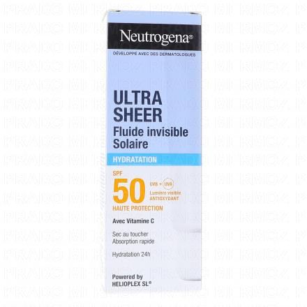 NEUTROGENA Ultra Sheer - Fluide Invisible Hydratation SPF50 50ml