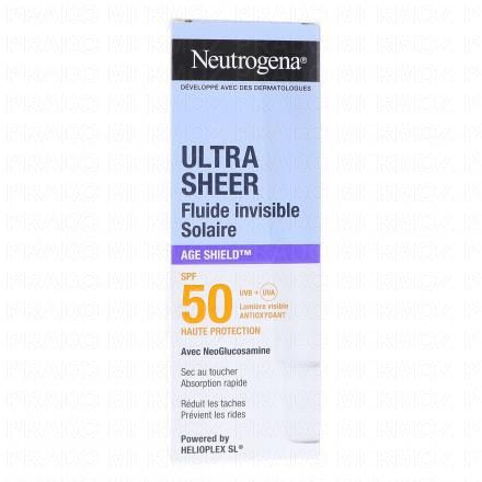 NEUTROGENA Ultra Sheer - Fluide Invisible Solaire Anti-&Acirc;ge SPF50 50ml