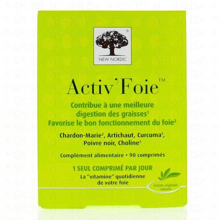 NEW NORDIC Activ'Foie Comprimés x 90