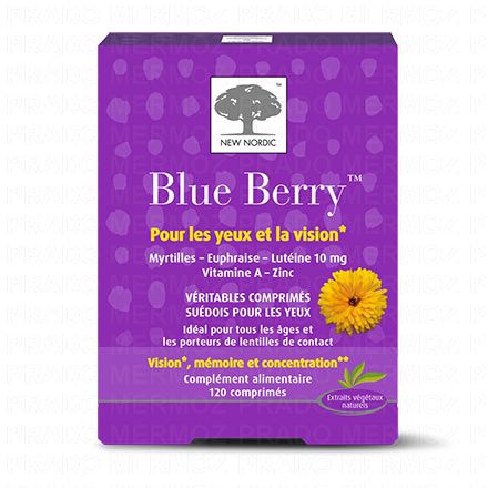 NEW NORDIC Blue Berry Yeux et Vision 120 comprimés