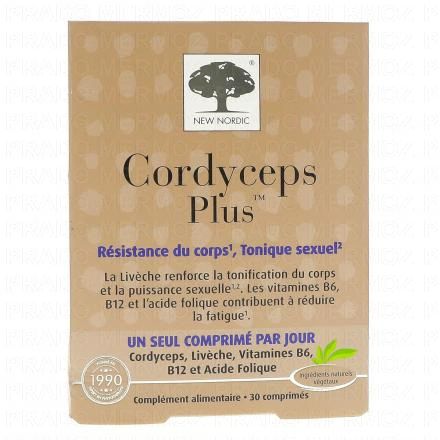 NEW NORDIC Cordyceps Plus - Tonus Sexuel x30 comprimés
