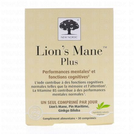 NEW NORDIC Lion's Mane Plus 30 comprimés 2