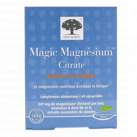 NEW NORDIC Magic Magnésium Citrate x60 Comprimés