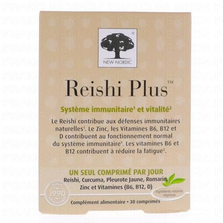 NEW NORDIC Reishi Plus 30 comprimés