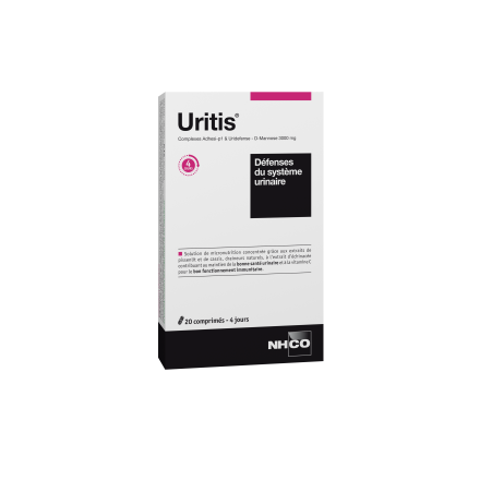 NHCO Sant&eacute; - Uritis d&eacute;fenses du syst&egrave;me urinaire x20 comprim&eacute;s