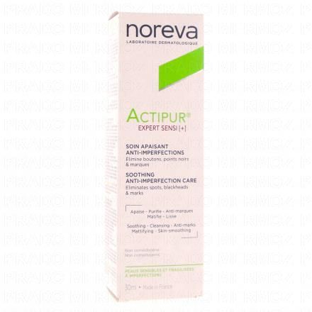 NOREVA Actipur Expert Sensi[+] - Soin Apaisant Anti-Imperfections 30 ml