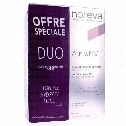 NOREVA Alpha KM Soin Raffermissant Corps Lot de 2 x 200 ml