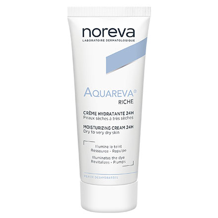 NOREVA Aquareva Riche crème hydratante 24H flacon 40ml