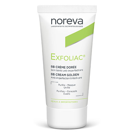 NOREVA Exfoliac BB crème teintée doré tube 30ml