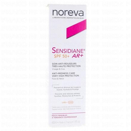 NOREVA Sensidiane AR+ - Soin anti-rougeurs très haute protection SPF50+ 40ml