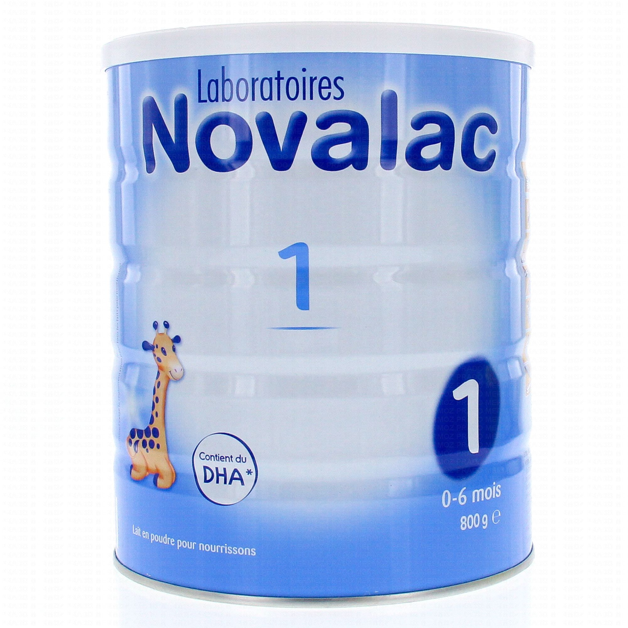 Novalac 1 Lait pour Bébé 0-6 mois, boite de 800g