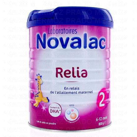 NOVALAC Relia Lait de suite 2&egrave;me &acirc;ge 800g