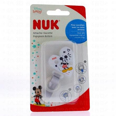 Attache sucette ruban universel mickey