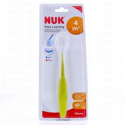 NUK Easy learning - Cuillères douces silicone +4mois (1 unité)