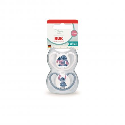 NUK Perfect Match Air Disney - Sucettes 6-18 mois (stitch)