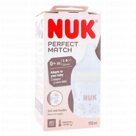 Perfect Match - Biberon +0mois blanc 150ml